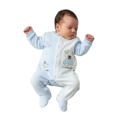 Tutina Neonato in Ciniglia